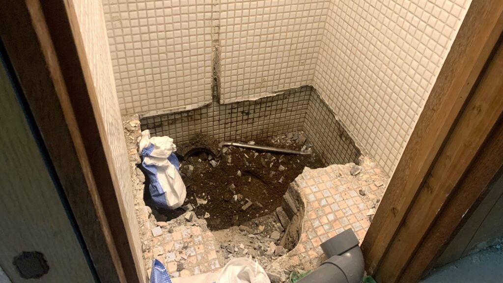 岐阜市問屋町-和式トイレリフォーム2